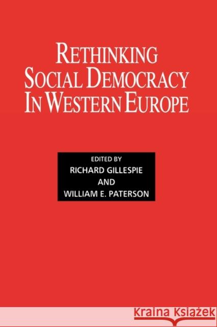 Rethinking Social Democracy in Western Europe