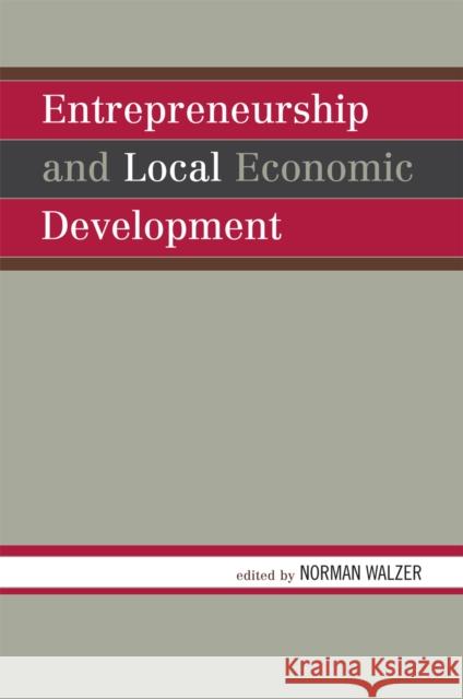 Entrepreneurship and Local Economic Development