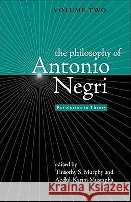 The Philosophy of Antonio Negri, Volume Two: Revolution in Theory