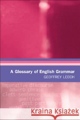 A Glossary of English Grammar