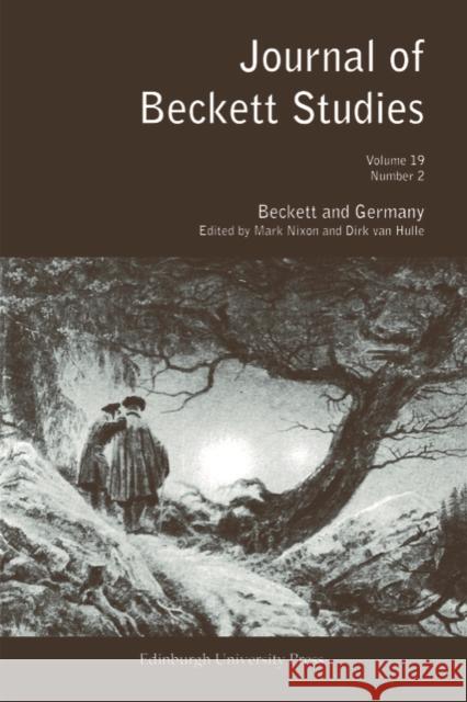 Beckett and Germany: Journal of Beckett Studies Volume 19 Number 2