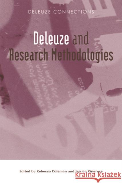 Deleuze and Research Methodologies