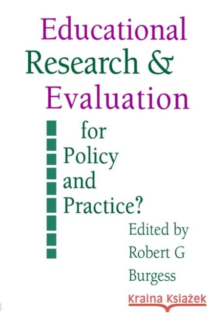 Education Research and Evaluation: For Policy and Practice?: For Policy and Practice?