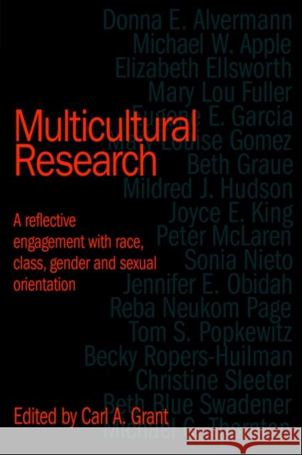 Multicultural Research: Race, Class, Gender and Sexual Orientation