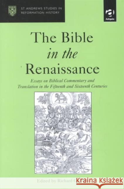 The Bible in the Renaissance: Essays on Biblical Commentary and Translation in the Fifteenth and Sixteenth Centuries