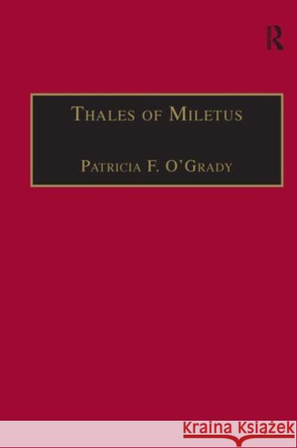 Thales of Miletus: The Beginnings of Western Science and Philosophy