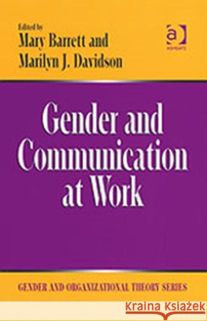 Gender and Communication at Work