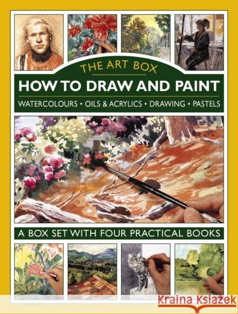 Art Box - How to Draw and Paint (4-Book Slipcase): Watercolours • Oils & Acrylics • Drawing • Pastels: A Box Set with Four Practical Books