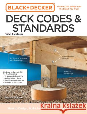 Black and Decker Deck Codes and Standards 2nd Edition: How to Design, Build, Inspect, and Maintain a Safer Deck