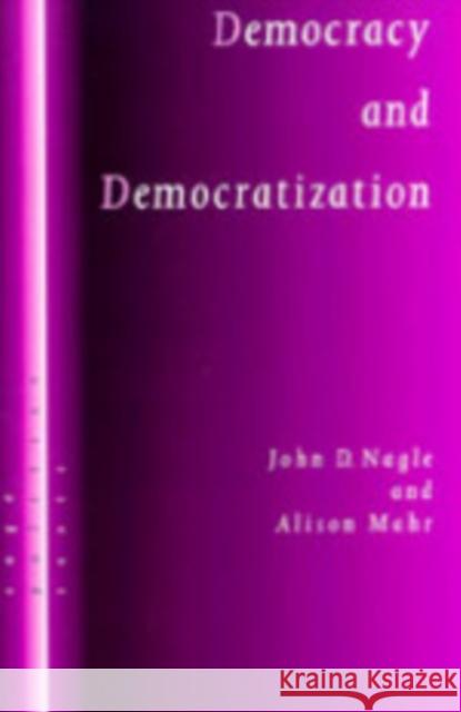 Democracy and Democratization: Post-Communist Europe in Comparative Perspective