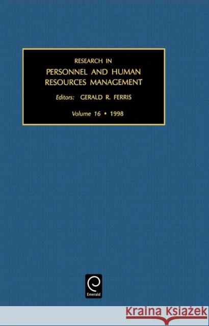 Research in Personnel and Human Resources Management