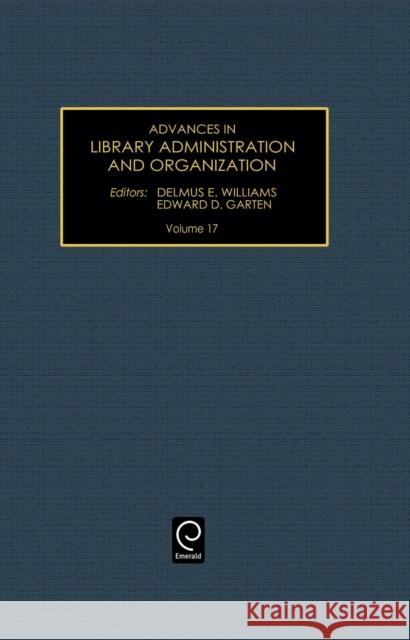 Advances in Library Administration and Organization