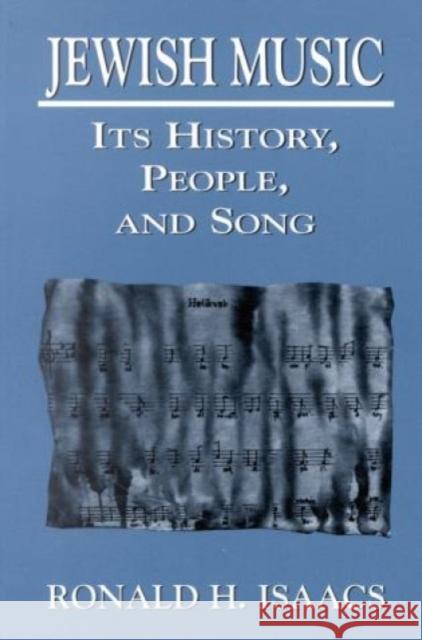 Jewish Music: Its History, People, and Song