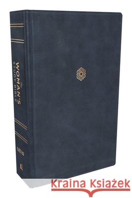 Niv, the Woman's Study Bible, Leathersoft, Blue, Full-Color, Thumb Indexed: Receiving God's Truth for Balance, Hope, and Transformation