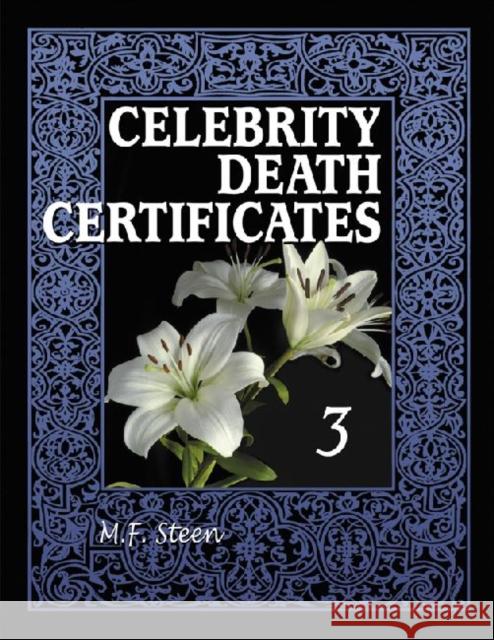 Celebrity Death Certificates 3