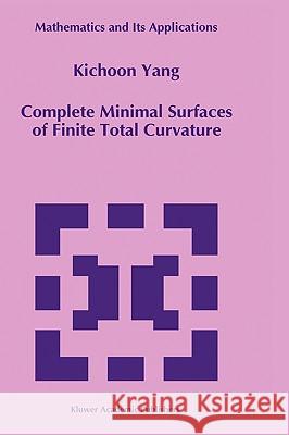 Complete Minimal Surfaces of Finite Total Curvature