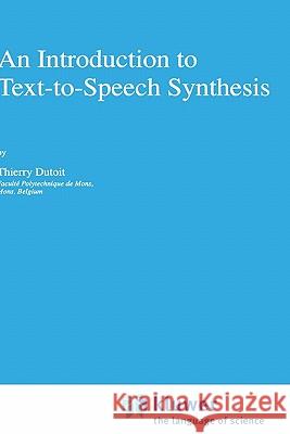 An Introduction to Text-To-Speech Synthesis