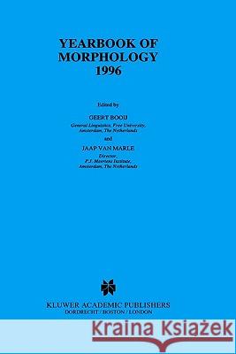 Yearbook of Morphology 1996