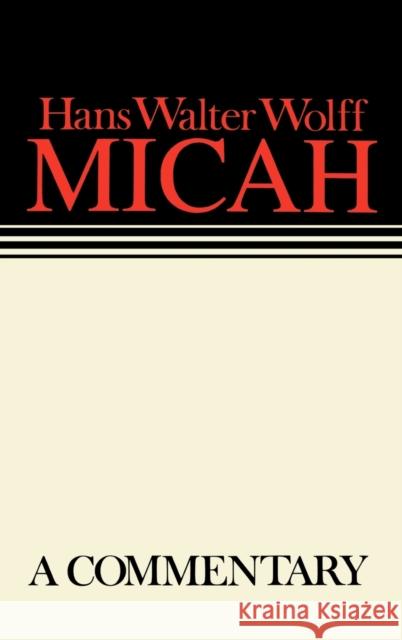 Micah Continental Commentary