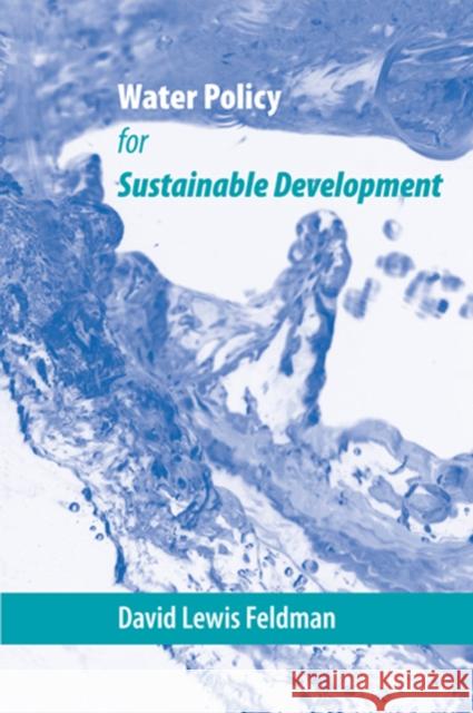 Water Policy for Sustainable Development