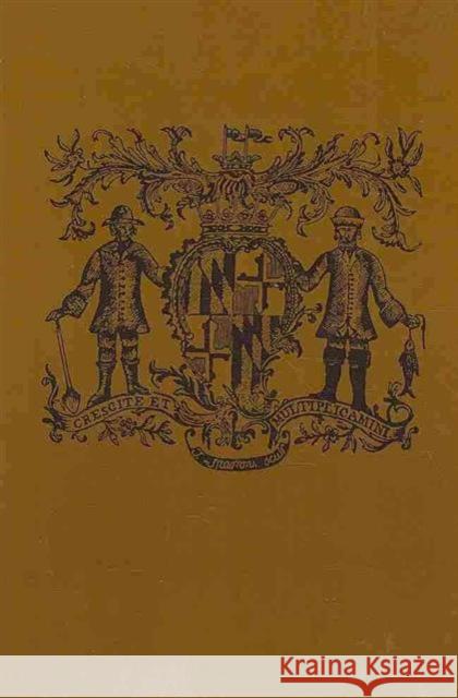 A Biographical Dictionary of the Maryland Legislature, 1635-1789