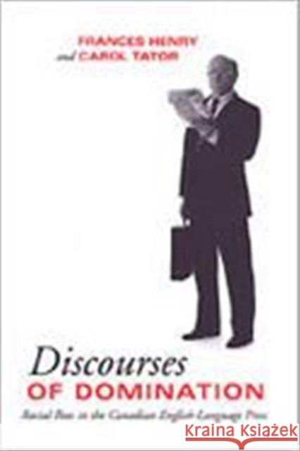 Discourses of Domination: Racial Bias in the Canadian English-Language Press