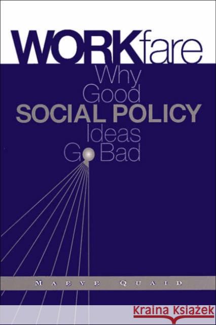 Workfare: Why Good Social Policy Ideas Go Bad