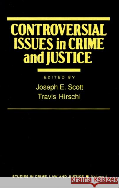 Controversial Issues in Crime and Justice