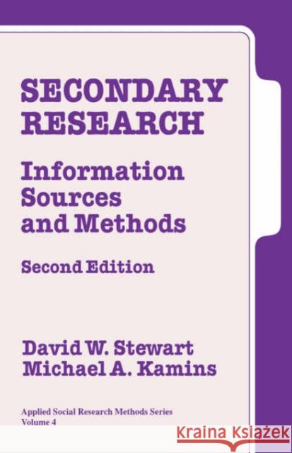 Secondary Research: Information Sources and Methods