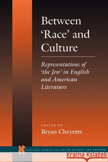 Between 'Race' and Culture: Representations of 'The Jew' in English and American Literature