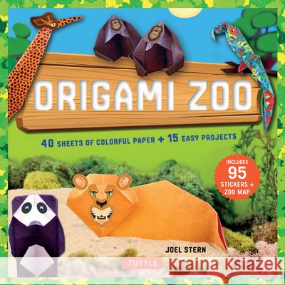 Origami Zoo Kit: Make a Complete Zoo of Origami Animals!: Kit with Origami Book, 15 Projects, 40 Origami Papers, 95 Stickers & Fold-Out