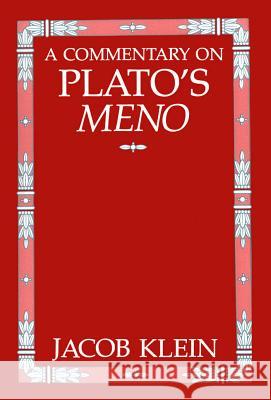 A Commentary on Plato's Meno