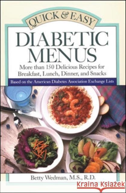 Quick & Easy Diabetic Menus