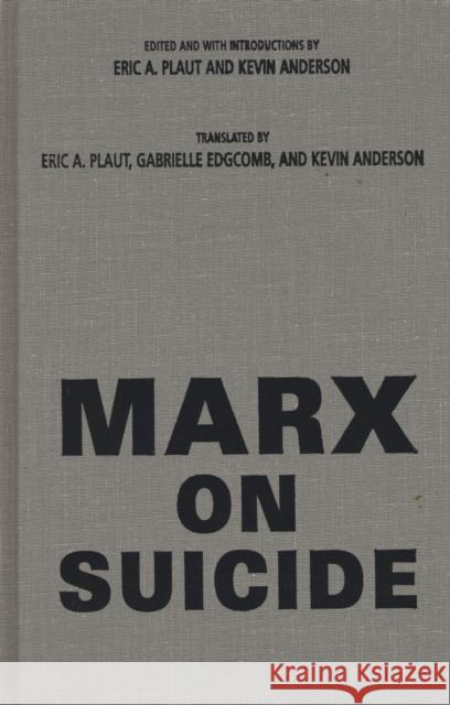 Marx on Suicide