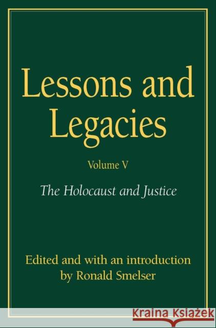 The Holocaust and Justice