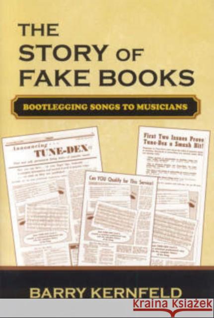 The Story of Fake Books: Bootlegging Songs to Musicians