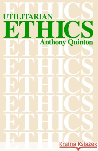 Utilitarian Ethics