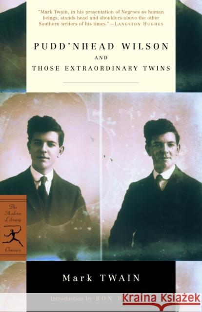 Pudd'nhead Wilson and Those Extraordinary Twins