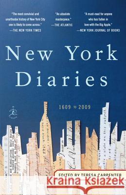 New York Diaries: 1609 to 2009