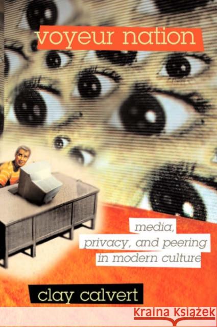 Voyeur Nation: Media, Privacy, and Peering in Modern Culture