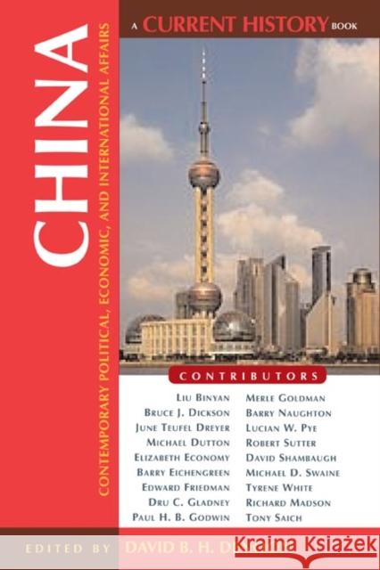 China: Contemporary Political, Economic, and International Affairs