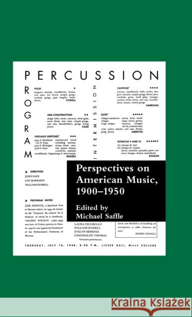 Perspectives on American Music, 1900-1950