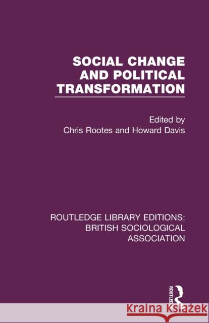 Social Change and Political Transformation