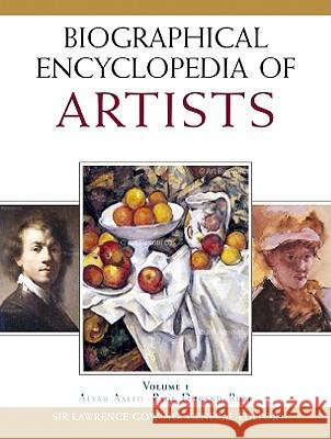 Biographical Encyclopedia of Artists, 4-Volume Set