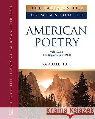 The Facts on File Companion to American Poetry, 2-Volume Set