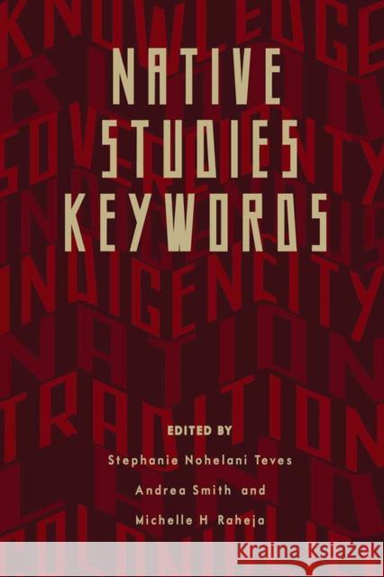 Native Studies Keywords