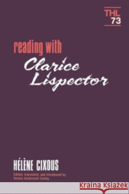 Reading with Clarice Lispector: Volume 73
