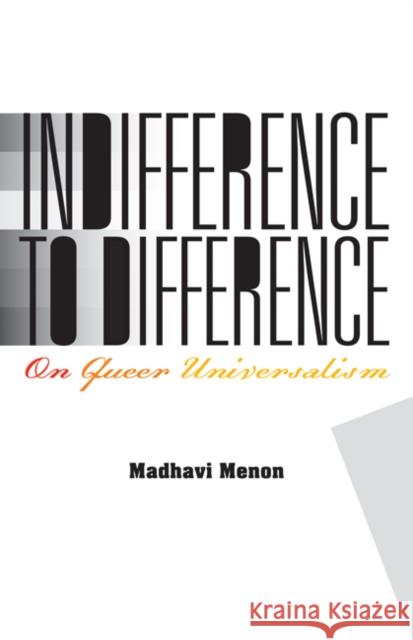 Indifference to Difference: On Queer Universalism