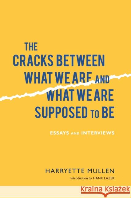 The Cracks Between What We Are and What We Are Supposed to Be: Essays and Interviews
