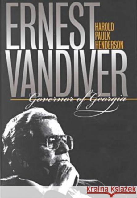 Ernest Vandiver, Governor of Georgia